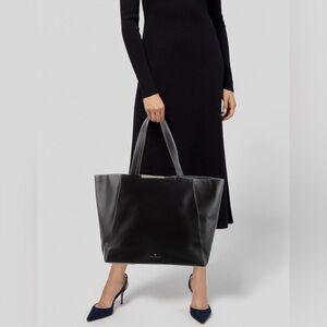 Authentic Kate Spade Lenora Camden Way Black Handbag Satchel Tote Large